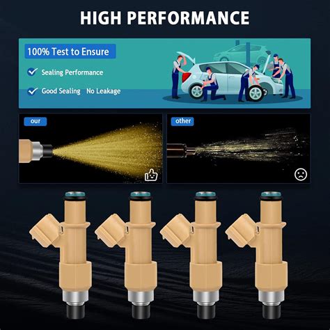 Juego De 4 Inyectores De Combustible Compatibles Con Subaru Impreza