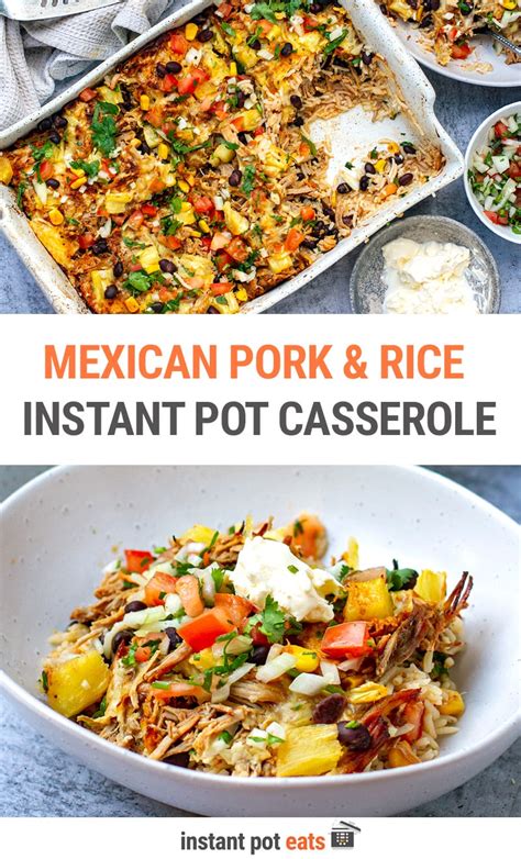 Instant Pot Pork Al Pastor And Rice Casserole