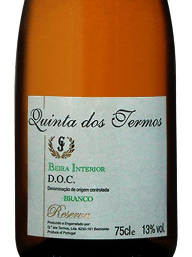 Quinta Dos Termos Reserva Branco Vivino US