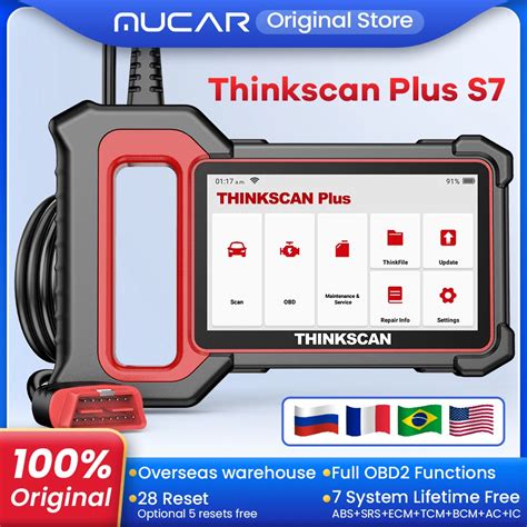 Thinkscan Plus S S S Obd Car Diagnostic Tools Abs Srs Ecm Tcm Bcm