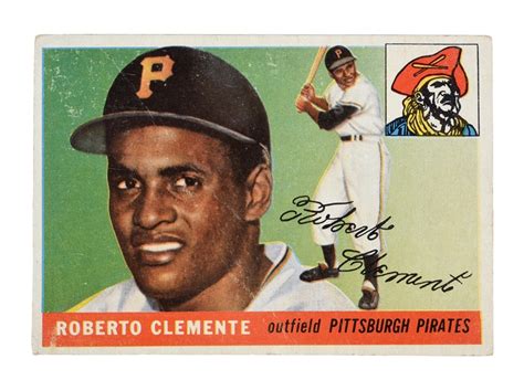 Lot Detail Topps Roberto Clemente Baseball Card No