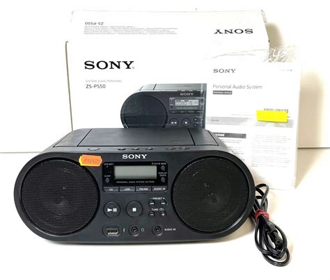 Radioodtwarzacz Sony ZS PS50 Czarny 12195490770 Oficjalne Archiwum