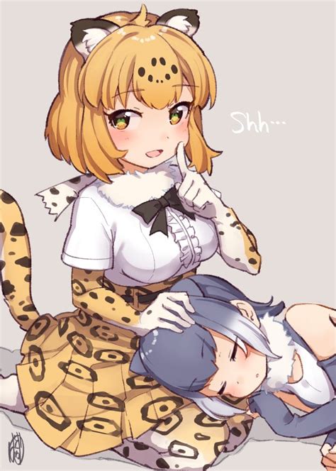 Jaguar And Small Clawed Otter Kemono Friends Drawn By Hatagaya Danbooru