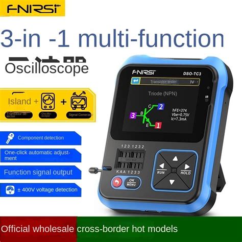 Fnirsi Digital Oscilloscope DSO TC3 Transistor Tester LCR Meter Three