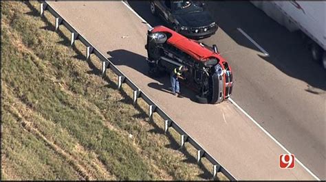 I 35 Southbound Back Open Following Rollover Crash In Ne Okc