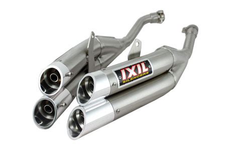 Kawasaki Z1000 2007 2009 IXIL L3X Slip On Dual Hyperlow Muffler