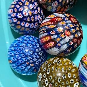 Beautiful Glass Spheres With Flower Pattern - Etsy