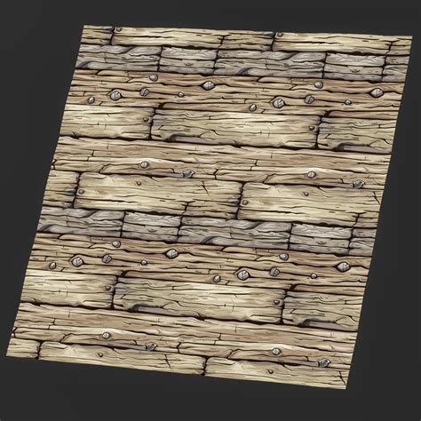 Stylized Wood Seamless Texture Flippednormals