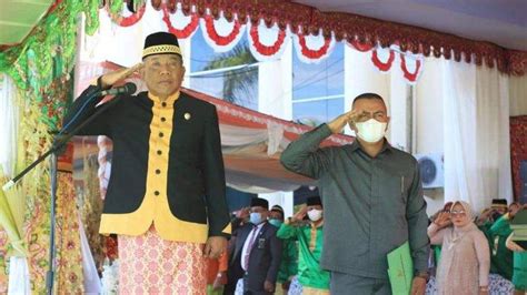 Bupati Bolmut Depri Pontoh Pimpin Upacara Perayaan Hut Ke Tahun