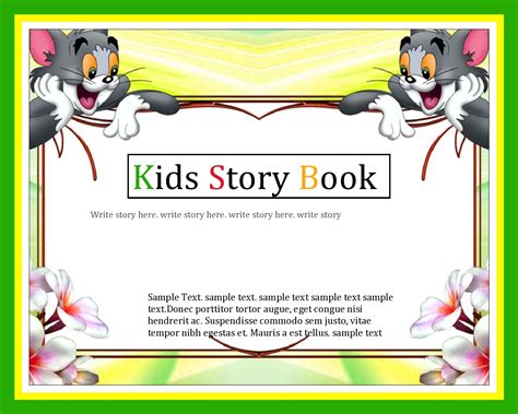 27 Best Children's Book Templates (& Layouts) - TemplateArchive