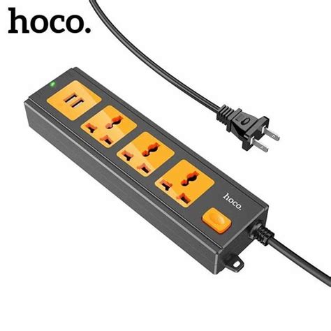 Hoco DC31 2 USB 3AC 2500W Power Socket Price In Bangladesh