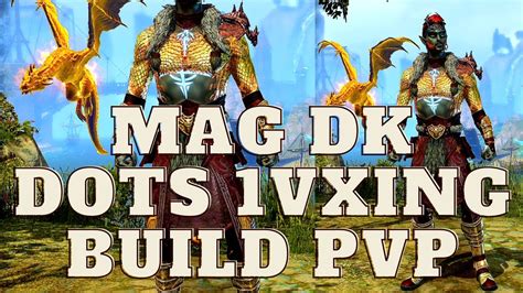 Elder Scrolls Online Magicka Dragonknight Dot Build Pvp 1vx YouTube