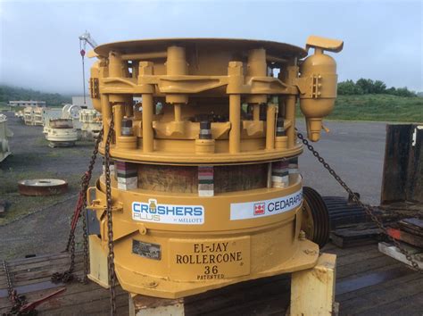 Cedarapids 36 Fh Eljay Cone Crusher Serial 29f0789 Sold Crushers Plus