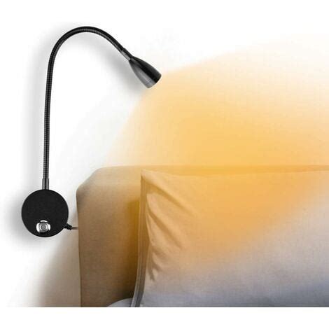 Led Lampe De Lecture Chevet Murale Applique Avec Port Usb Et Tactile