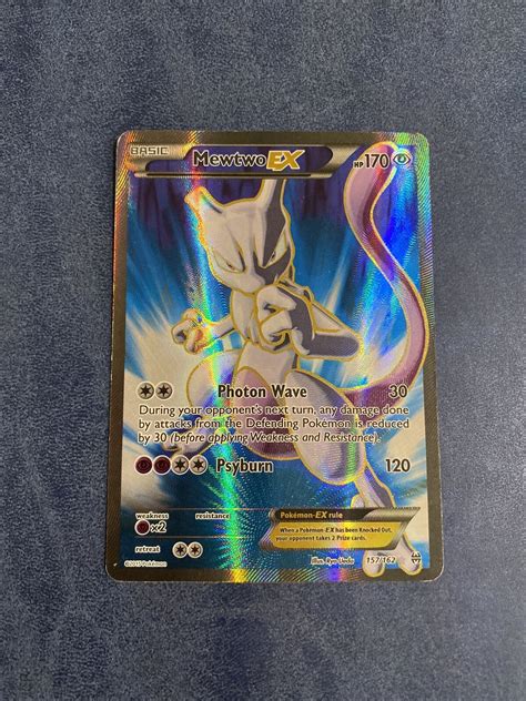 Mewtwo Ex Full Art Ultra Rare 157 162 Pokemon Tcg Xy Breakthrough Holo Lp Values Mavin