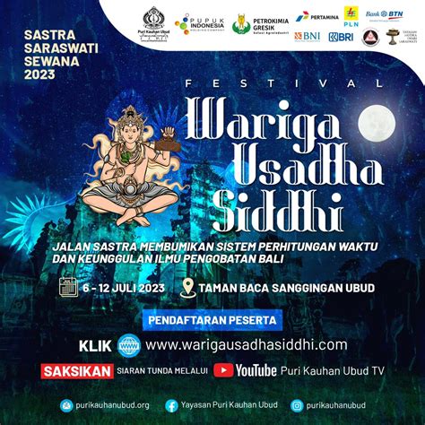 Festival Wariga Usadha Siddhi Puri Kauhan Ubud