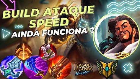 Testando A Efici Ncia Da Build De Ataque Speed Akshan No Wild Rift