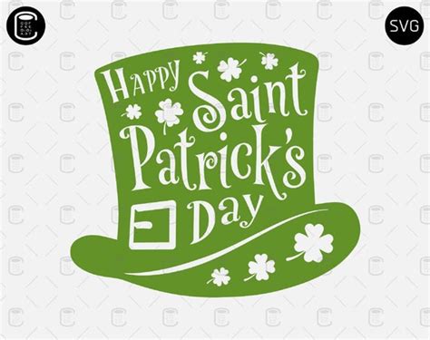 Happy St Patricks Day Svg Silhouette Cut Files Cricut Svg Etsy