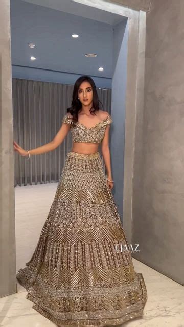 Ejaaz Couture On Instagram Umber Gold Embellished Lehenga Set Shop