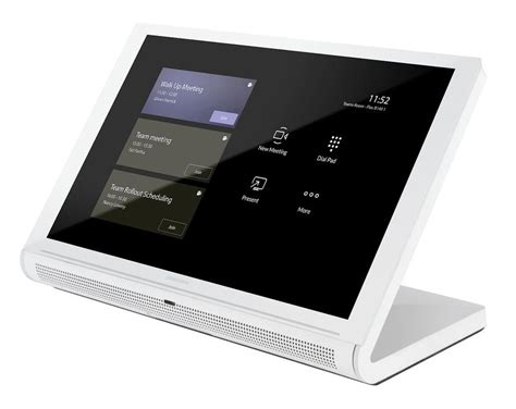 Ts W S In Tabletop Touch Screen White Smooth Crestron