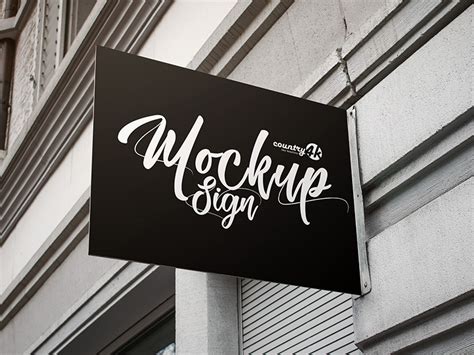 Free Sign Psd Mockup In K By Country K On Dribbble