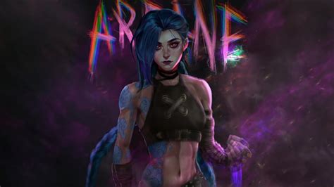 League Of Legends Jinx Arcane Live Wallpaper 3840x2160