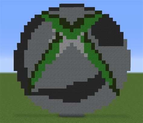 XBOX 360 Logo - Blueprints for MineCraft Houses, Castles, Towers, and ...