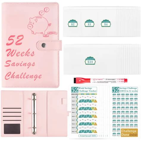 52 WEEK ENVELOPE Challenge Saving Money Binder For Planning And Saving