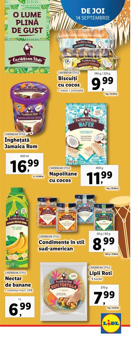 Oferte Lidl Caribbean Style Din Septembrie Catalog Az