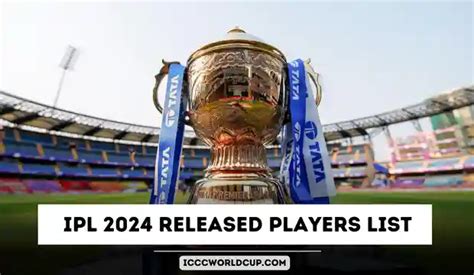 IPL 2024 Released Players List All 10 Teams Latest Release Indian