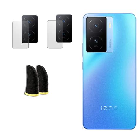 DAMDAM Plastic 2 Pack Back Camera Lens Protector Compatible With Vivo