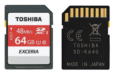 SD SDHC Cards Electronics Full HD SDHC Memory Card Toshiba 32GB