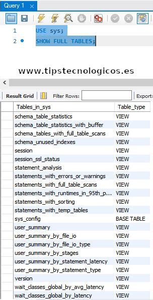 Mysql Como Obtener Todas Las Tablas De Una Base De Datos Tutoriales It