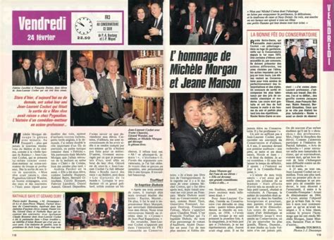 Coupure De Presse Clipping Mich Le Morgan Jeane Manson Pages