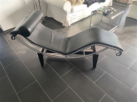 Schwarze Le Corbusier Lc Liege Chaiselongue Replica Kaufen Auf Ricardo