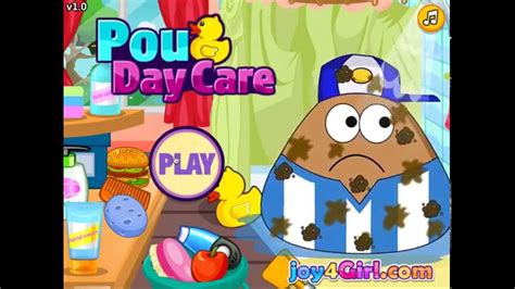 Pou Day Care Free Online Mini Gameplay Walkthrough Youtube