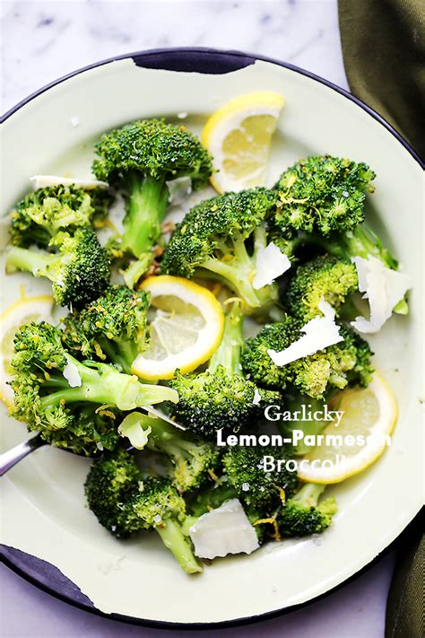 Easy Garlicky Lemon Parmesan Broccoli Diethood