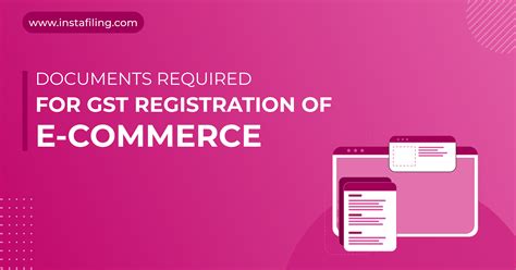 Documents Required For Gst Registration For E Commerce