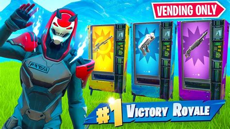 Vending Machine Only Challenge In Fortnite Youtube