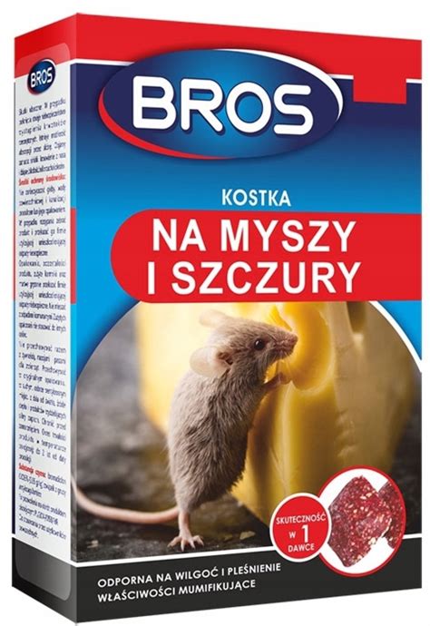 BROS Kostka Na Myszy I Szczury 250g Skuteczna 13178367388 Oficjalne