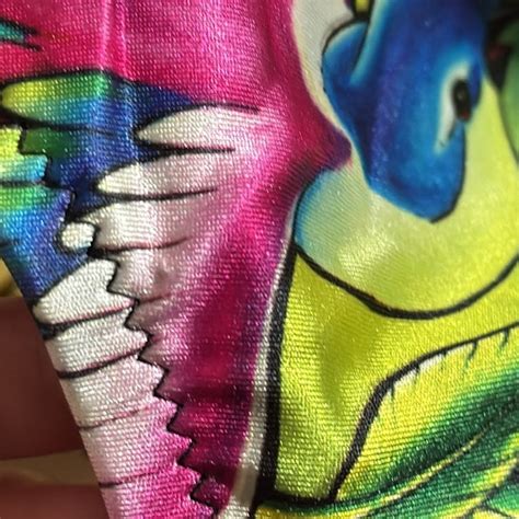 Christian Audigier Swim Y K Christian Audigier Size Large Mcbling Sexy Gold String Bikini