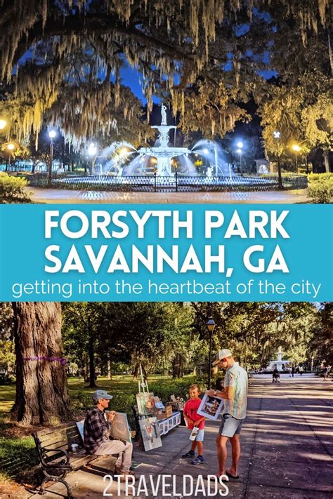 Guide to Forsyth Park Savannah Georgia Pin 1 - 2TravelDads