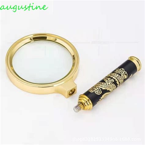 Augustine Handheld X Magnifying Glass Dragon Handle Retro For Reading