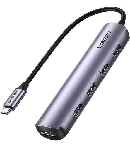 Hub Ugreen Em Usb Tipo C Portas Usb E Porta Hdmi