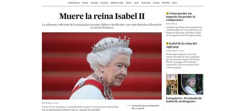 Isabel Ii Así Informa La Prensa Extranjera La Muerte De La Monarca