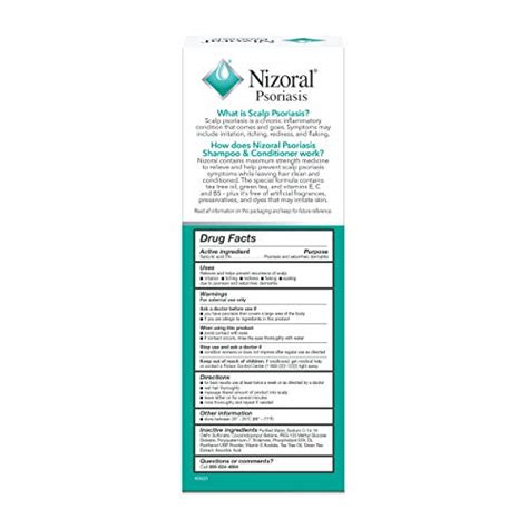 Nizoral Scalp Psoriasis Shampoo And Conditioner 11 Ounce