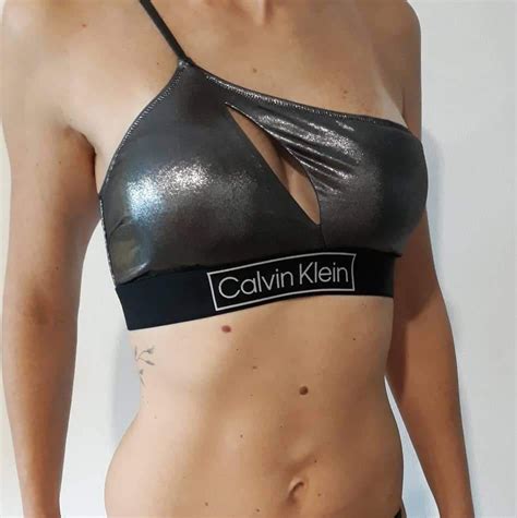Dámské plavky Calvin Klein KW BIKINI Calvin Klein Dvoudílné plavky puzzle Dámské