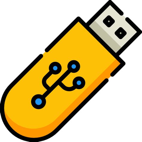 Icono De Memoria Usb Special Lineal Color