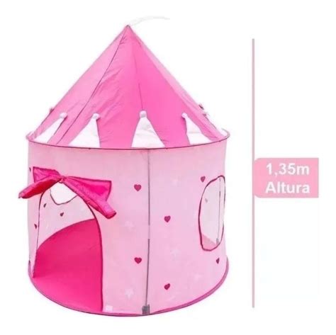 Barraca Castelo Das Princesas Meninas Infantil Grande Dm Toys Rosa