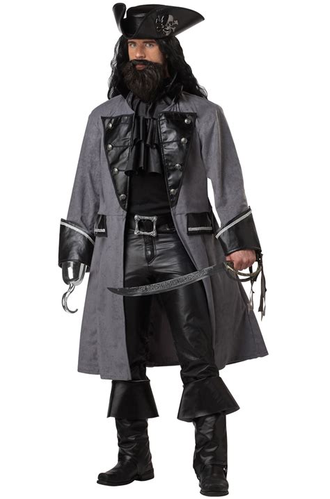 Fantasia De Pirata Para Adultos Blackbeard The Pirate Adult Costume